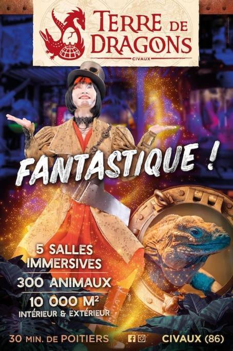 Maisons Martigny A - Proche Futuroscope Et Aquascope Chasseneuil-du-Poitou Dış mekan fotoğraf